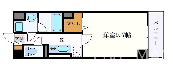 パルファン ドゥ ジョアの物件間取画像