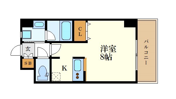 プルミエ志賀本通の物件間取画像