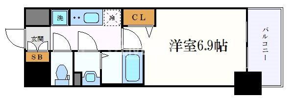 プレサンス上前津エレスタの物件間取画像