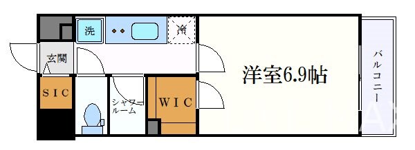 上前津駅 徒歩5分 5階の物件間取画像