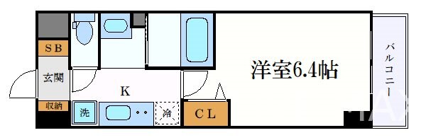 ラグゼナ上前津の物件間取画像