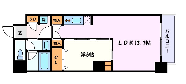 アモンフォンテーヌの物件間取画像