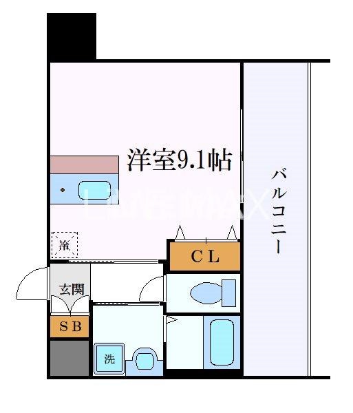 プレサンス鶴舞駅前ブリリアントの物件間取画像