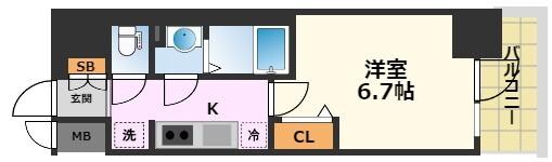 プレサンス太閤通ファシールの物件間取画像