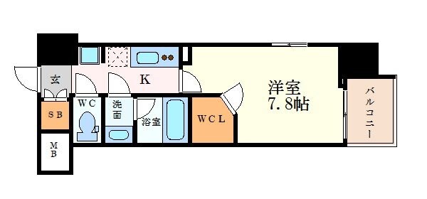 ブランシエスタ泉の物件間取画像