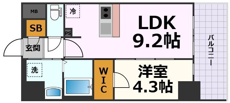 S-RESIDENCE金山epure(エピュレ)の物件間取画像