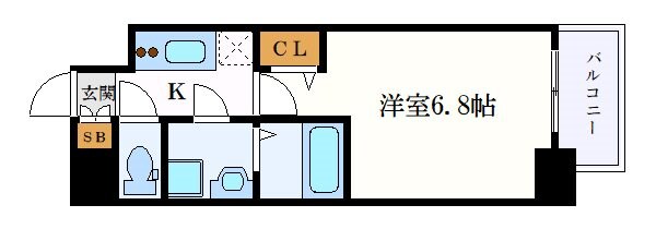 オーキッドレジデンス鶴舞の物件間取画像