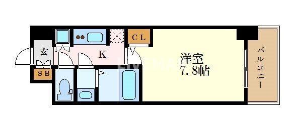 S-RESIDENCE志賀本通の物件間取画像