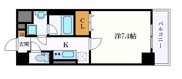 キャナルスクエアの物件間取画像