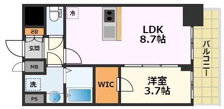 プレサンス東別院セレニスの物件間取画像