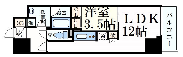 千種駅 徒歩1分 3階の物件間取画像