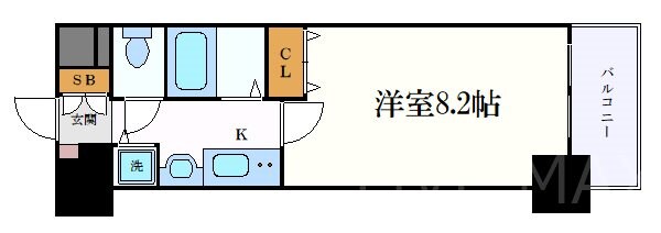 プレサンス名古屋駅前グランヴィルの物件間取画像