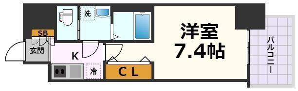 S-RESIDENCE名駅南の物件間取画像