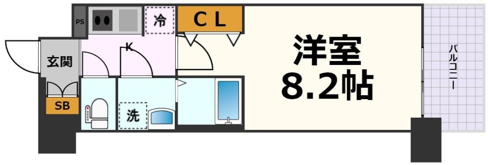 メイクス名駅太閤の物件間取画像