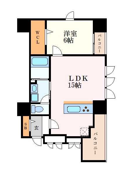 LIBERTA　CARINOの物件間取画像