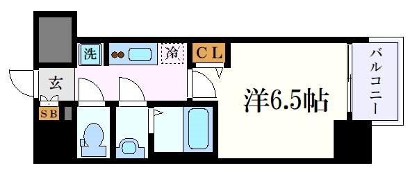 メイクス今池PRIMEの物件間取画像