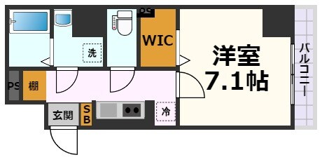 マリーベル栄の物件間取画像