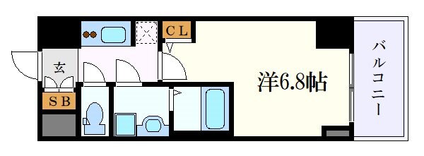 国際センター駅 徒歩5分 5階の物件間取画像