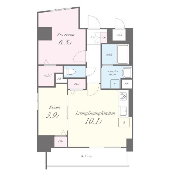 プラッツ名駅の物件間取画像