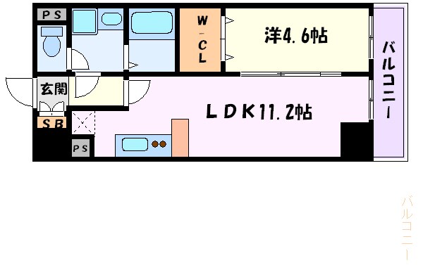 フォレシティ新栄の物件間取画像