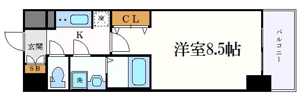 S-RESIDENCE金山Westの物件間取画像