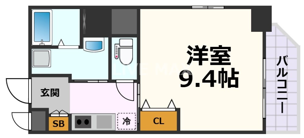 ピースプレイス牛巻の物件間取画像
