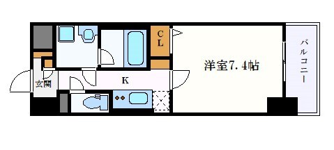 シャルマンソワレ名駅の物件間取画像