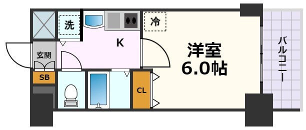 鶴舞駅 徒歩5分 8階の物件間取画像