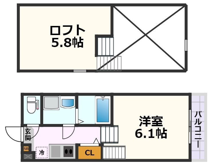 BEAM MEIEKIの物件間取画像