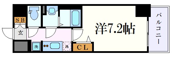 プレサンス久屋大通公園セラフィの物件間取画像