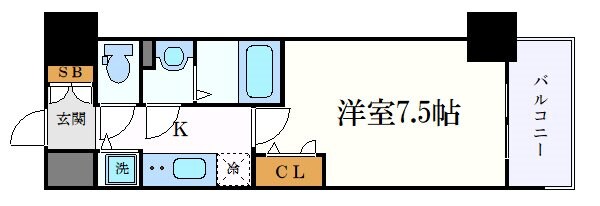 エスリード大須プレシアの物件間取画像