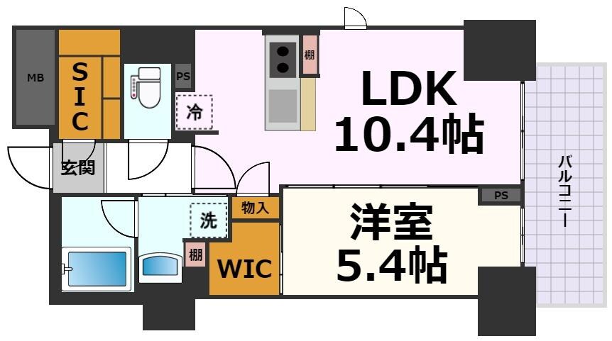 TENAS池下の物件間取画像