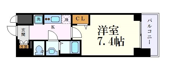 プレサンス今池駅前フェルディノの物件間取画像