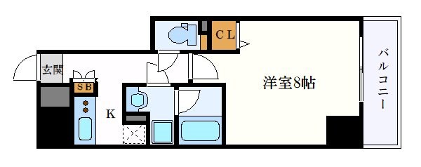 大須観音駅 徒歩4分 9階の物件間取画像