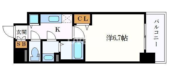 メインステージ名古屋ノースマークの物件間取画像