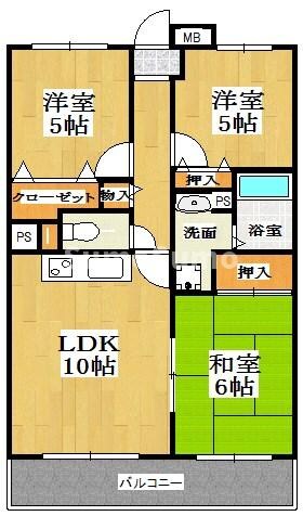 ストークコートの物件間取画像