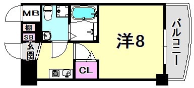 甲子園駅 徒歩5分 5階の物件間取画像