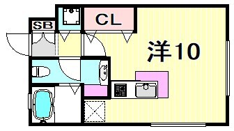 西宮北口駅 徒歩7分 1階の物件間取画像