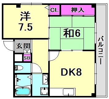 メゾンブランシュの物件間取画像