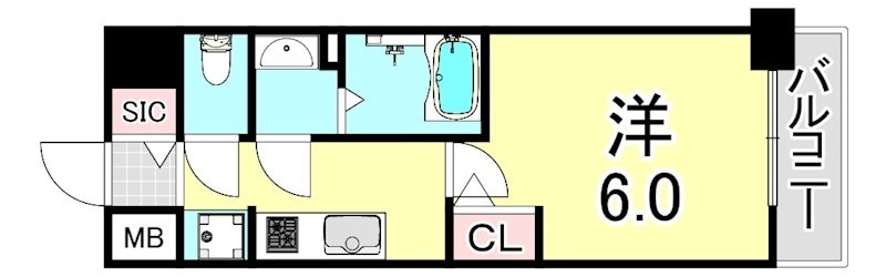 兵庫駅 徒歩13分 4階の物件間取画像