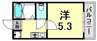 ときわ上筒井レクランの物件間取画像