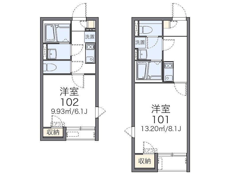 青木駅 徒歩11分 1階の物件間取画像