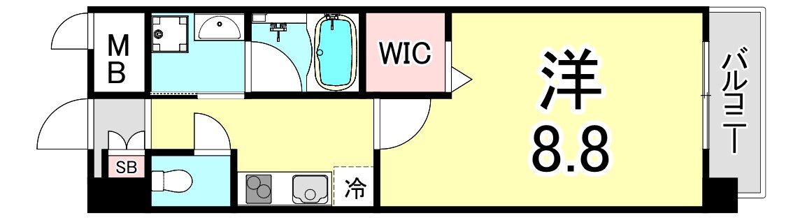 西宮駅 徒歩10分 5階の物件間取画像