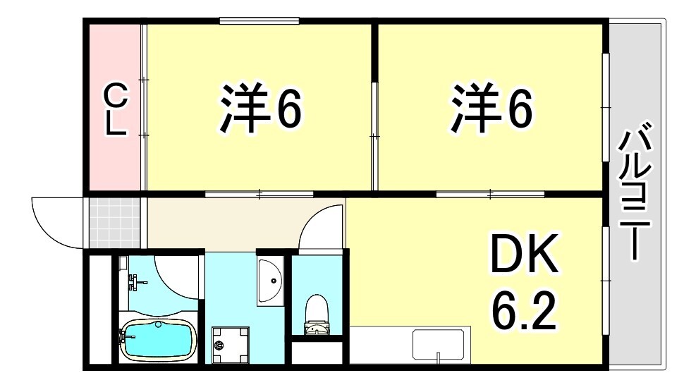 メゾン大徳の物件間取画像