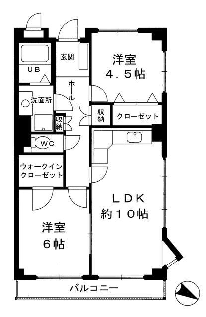 神戸駅 徒歩14分 2階の物件間取画像