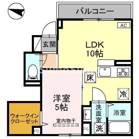 芦屋駅 徒歩3分 1階の物件間取画像