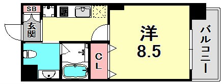 エステムコートみなと元町THE　FIRSTの物件間取画像
