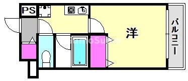 三ノ宮駅 徒歩7分 3階の物件間取画像