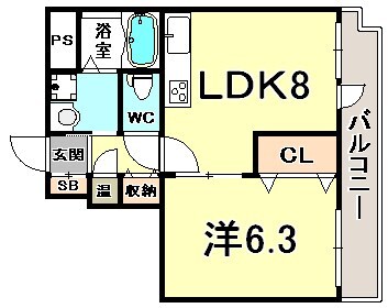 ルミエールオクティアの物件間取画像