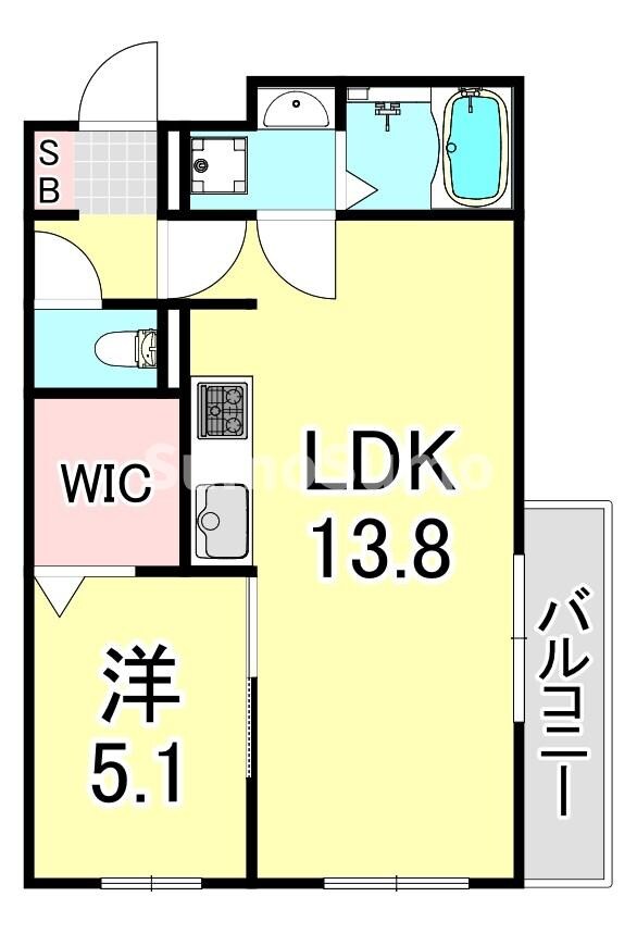 アパルトマン大倉山の物件間取画像